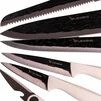 Набір кухонних ножів з підставкою 6 предметів білий HP1851057 - 3