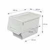 Контейнер для зберігання 45.5х28.5х31см Білий SW-00002421 - 28