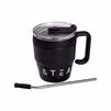 Термочашка Coffee &amp; Tea з трубочкою чорна HP-14-23B - 3