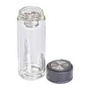 Термос скляний з подвійними стінками та ситечком 330 мл чорний HP-14-39B - 4