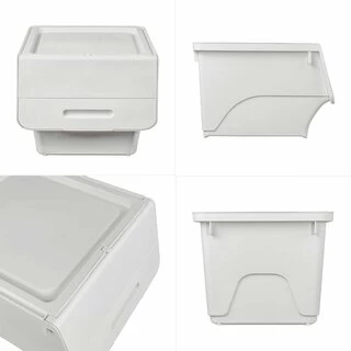 Контейнер для зберігання 45.5х38х31см Білий SW-00002420