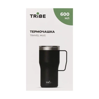 Термочашка Tribe Travel Mug 600 мл T-FA-0034, black