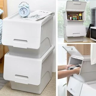 Контейнер для зберігання 45.5х38х31см Білий SW-00002420