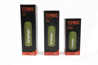 Термос TRAMP Soft Touch 1,2 л, Сірий