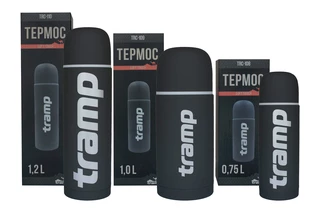 Термос TRAMP Soft Touch 0,75 л, Сірий