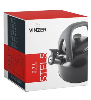 Чайник зі свистком Vinzer Stels 2.7 л 50005