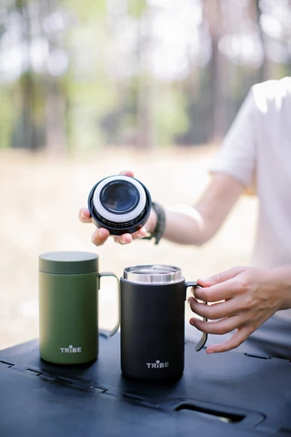 Чашка-термос Tribe Adventure Mug 450 мл T-FA-0032, black