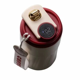Термочашка Coffee з датчиком температури 500 мл червона HP-14-10R