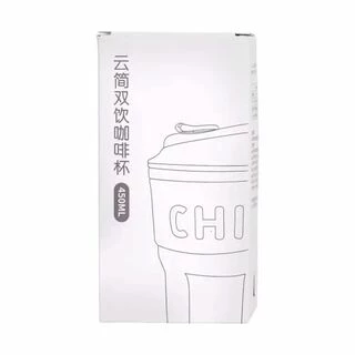 Термочашка Chiobbe з трубочкою та ремінцем 450 мл блакитна HP-14-18BL