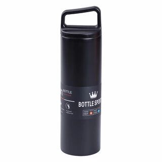 Термос металевий 500 мл Bottle Sport з вакуумною ізоляцією  чорний HPGM5009B