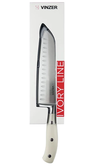 Ніж сантоку Vinzer Ivory Line 17,7 см 50276