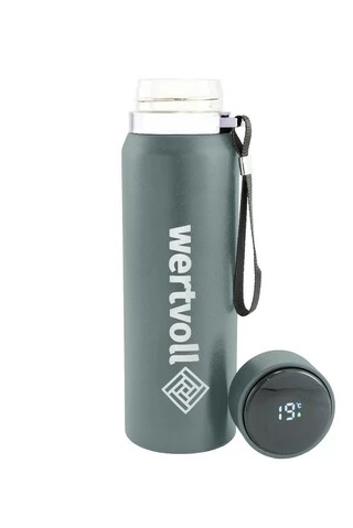 Термос WERTVOLL "DREAM" 800 мл SS Digital Sensor t &deg;C сірий RX-7001GY