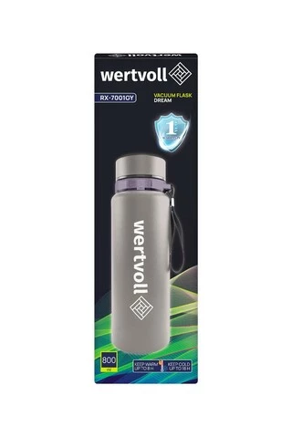 Термос WERTVOLL "DREAM" 800 мл SS Digital Sensor t &deg;C сірий RX-7001GY