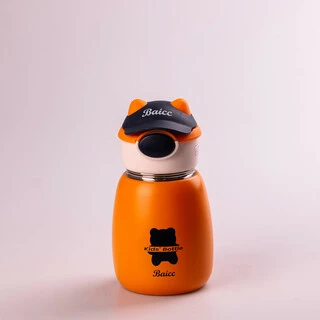 Термос дитячий з поїльником Baicc Kids Bottle 500ml термос із трубочкою для дітей Помаранчевий HPGM8860O